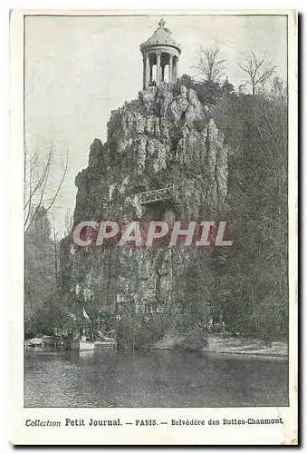 Ansichtskarte AK Collection Petit Journal Paris Belvedere des Buttes Chaumont