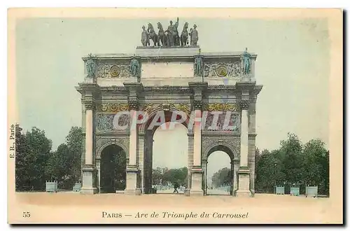 Cartes postales Paris Arc de Triomphe du Carrousel