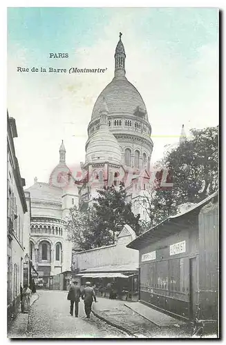 Cartes postales Paris Rue de la Barre Montmartre