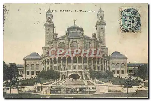 Cartes postales Paris Le Trocadero