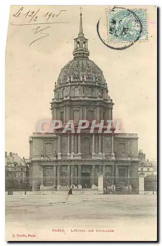 Cartes postales Paris L'Hotel des Invalides