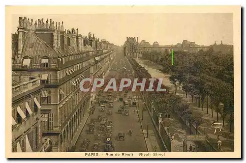 Cartes postales Paris Rue de Rivoli