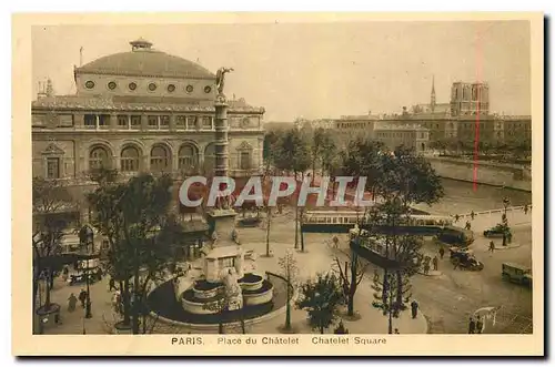 Cartes postales Paris Place du Chatelet