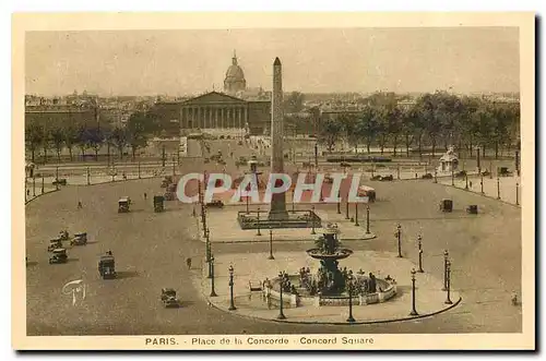 Cartes postales Paris place de la Concorde