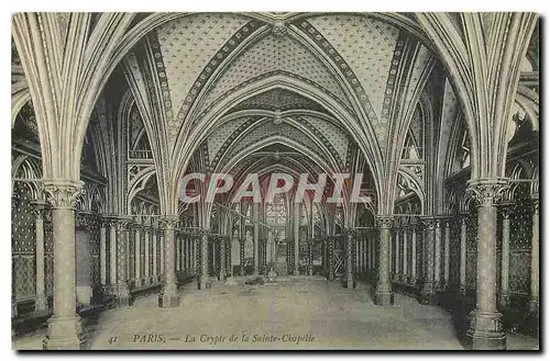 Ansichtskarte AK Paris La Crypte de la Sainte Chapelle