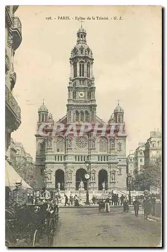 Cartes postales Paris Eglise de la Trinite