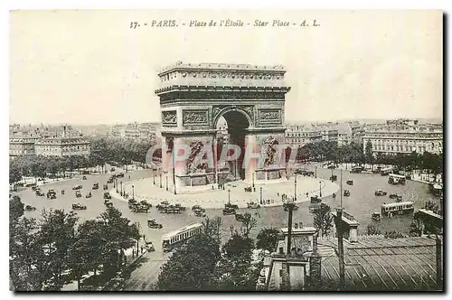 Cartes postales Paris Place de l'Etoile