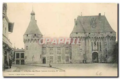 Ansichtskarte AK Jonzac L'Hotel de Ville ancien Chateau