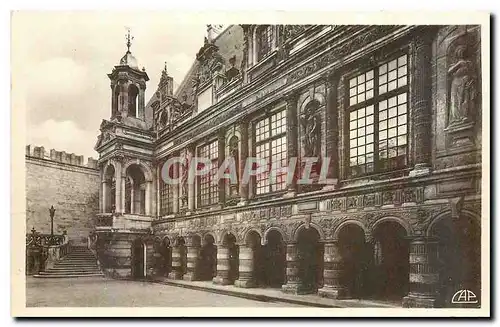 Cartes postales La Rochelle Hotel de Ville Facade sur la cour interieure