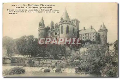 Cartes postales Environs d'Angouleme Chateau de la Rochefoucauld Renaissance
