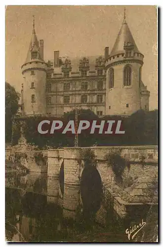 Cartes postales Environs d'Angouleme Chateau de la Rochefoucauld et pont sur la Tardoire