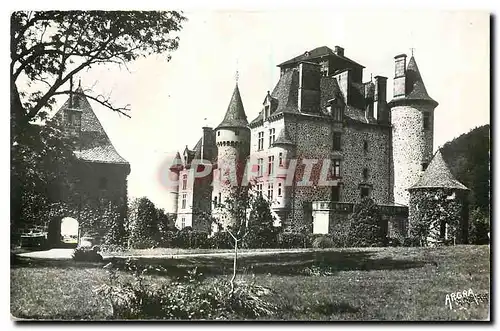 Moderne Karte Environs de Vic sur Cere Cantal Polminhac Le Chateau de Pesteil