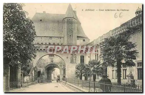 Cartes postales Jonzac Cour interieure du Chateau