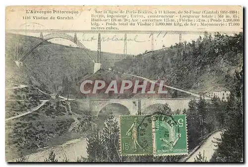 Ansichtskarte AK L'Auvergne Pittoresque Viaduc de Garabit