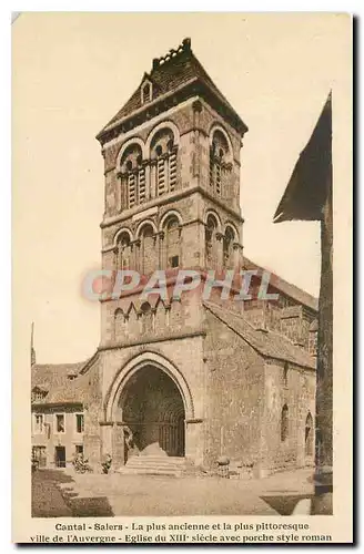 Ansichtskarte AK Cantal Salers La plus ancienne et la plus pittoresque ville de l'Auvergne