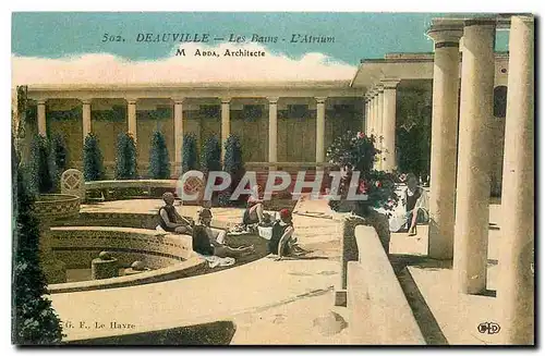 Ansichtskarte AK Deauville Les Bains L'Atrium