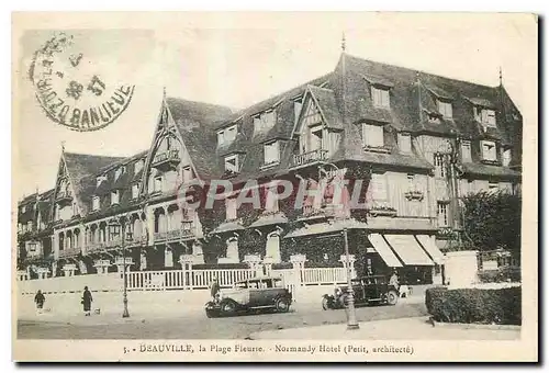 Cartes postales Deauville la Plage Fleurie Normandy Hotel