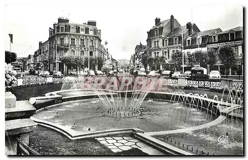 Moderne Karte Deauville Plage Fleurie La Place de Morny et la Rue Desire Le Hoc