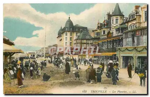 Cartes postales Trouville Les Planches