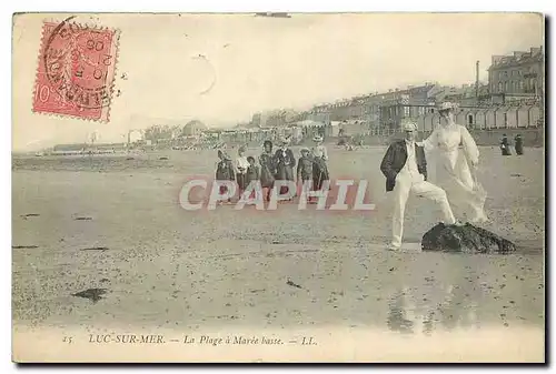 Cartes postales Luc sur Mer La Plage a Maree basse