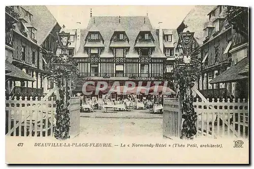 Cartes postales Deauville la Plage Fleurie Le Normandy Hotel