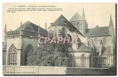 Cartes postales Lisieux Abside de la Cathedrale St Pierre