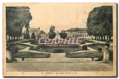 Cartes postales Lisieux Le Jardin Public