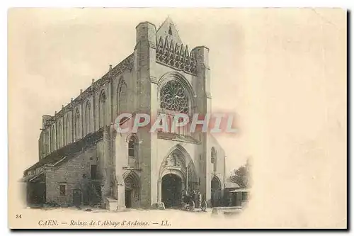 Ansichtskarte AK Caen Ruines de l'Abbaye d'Ardenne