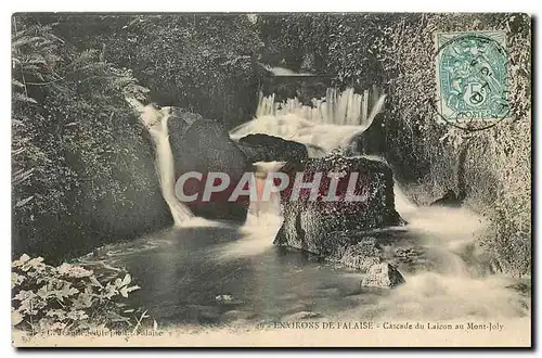 Ansichtskarte AK Environs de Falaise Cascade du Laizon au Mont Joly