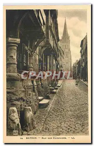 Cartes postales Bayeux Rue des Cusiniers