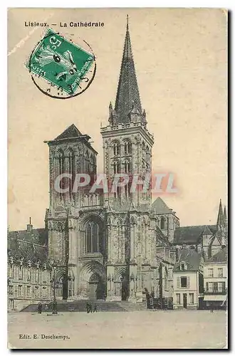 Cartes postales Lisieux La Cathedrale