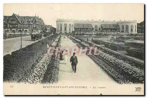 Cartes postales Deauville La Plage Fleurie Le Casino