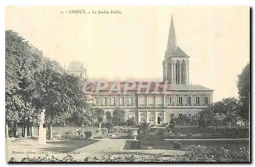 Cartes postales Lisieux Le Jardin Public