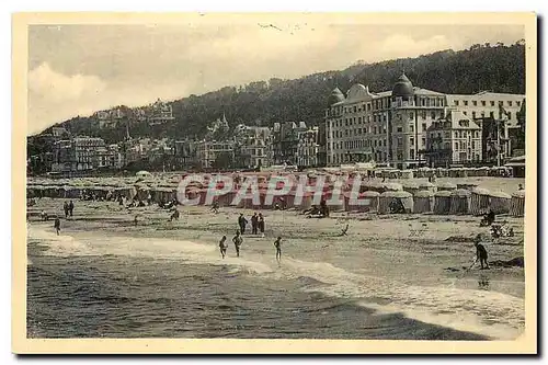 Ansichtskarte AK Trouville la Reine des Plages La Plage a maree baute