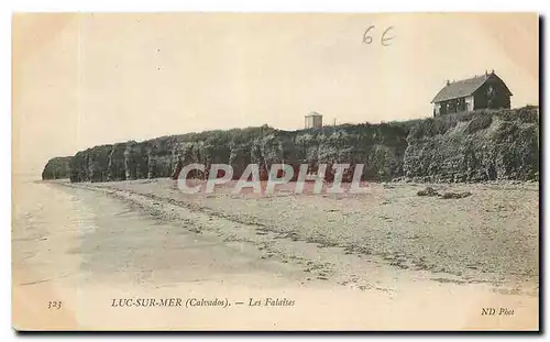 Cartes postales Luc sur Mer Calvadoire Les Falaises