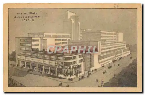 Cartes postales Hotel des Pelerins Chemin des Buissonnets Lisieux Chambres