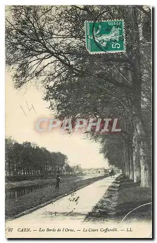 Cartes postales Caen Les Bords de l'Orne Le Cours Caffarelli