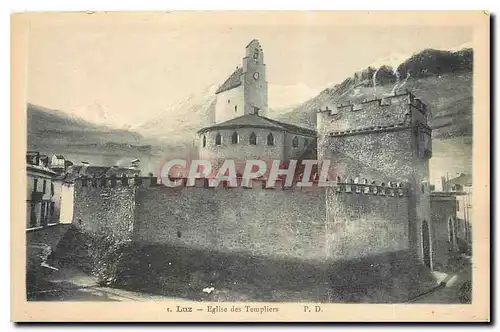 Cartes postales Luz Eglise des Templiers