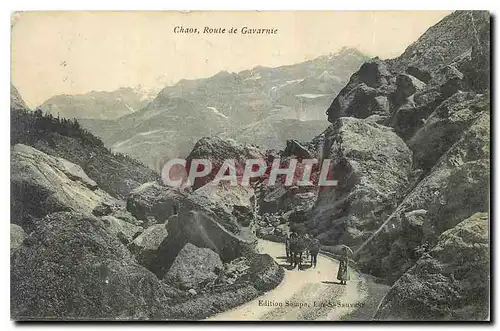 Cartes postales Chaos Route de Gavarnie