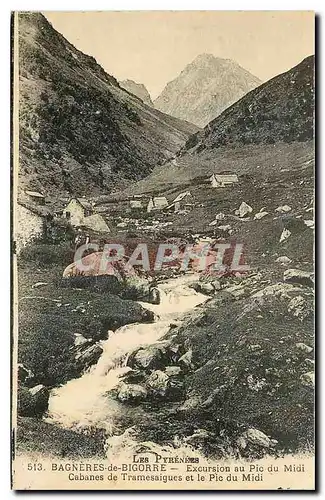 Ansichtskarte AK Les Pyrenees Bagneres de Bigorre Excursion au pic du Midi