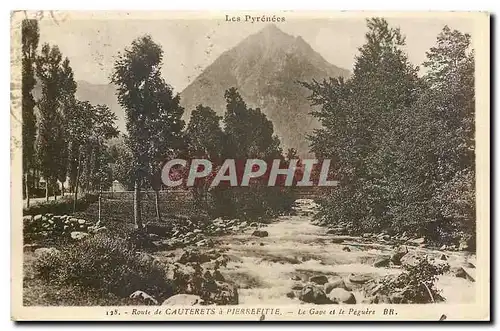 Cartes postales Route de Cauterets a Pierreftte Le Gare et le Peguere Les Pyrenees