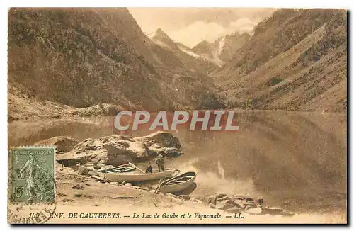 Ansichtskarte AK Env de Cauterets Le Lac de Gaube et le Vignemale