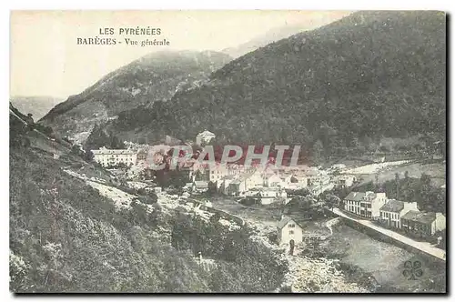 Ansichtskarte AK Les Pyrenees Bareges Vue Generale