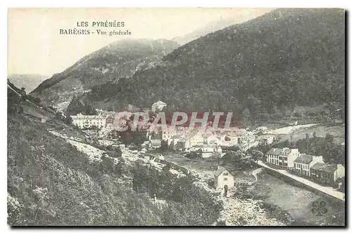 Cartes postales Les Pyrenees Bareges Vue Generale