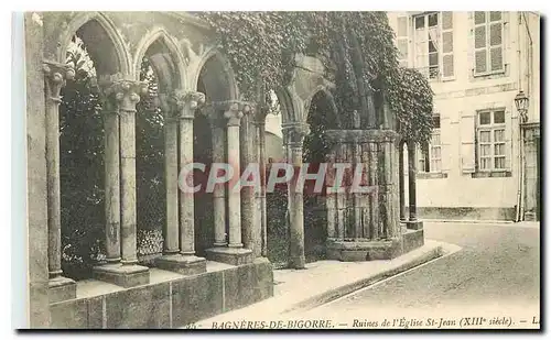 Cartes postales Bagneres de Biggorre Ruines de l'Eglise St Jean