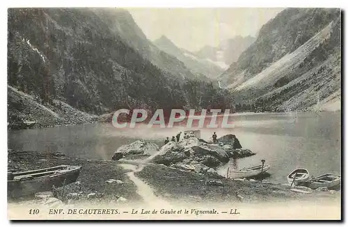 Ansichtskarte AK Env de Cauterets Le Lac de Gaube et le Vignemale