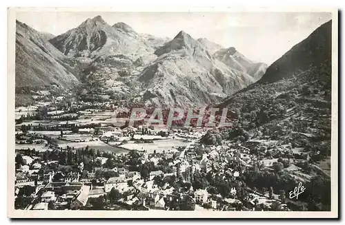 Cartes postales Vue generale de Pierrefitte Soulom Au fond Villelomgue et le Leviste