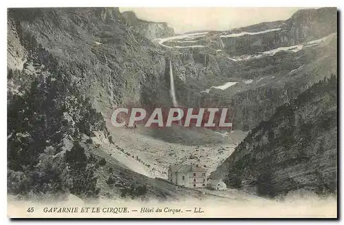 Cartes postales Gavarnie et le Cirque Hotel du Cirque