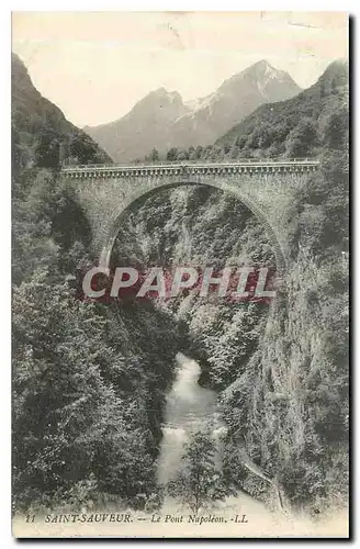 Ansichtskarte AK Saint Sauveur Le Pont Napoleon