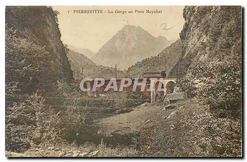 Cartes postales Pierrefitte La Gorge au Pont Meyabat Funiculaire Train